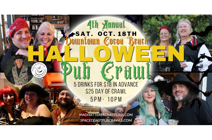 4th Annual Halloween Pub Crawl Banner
