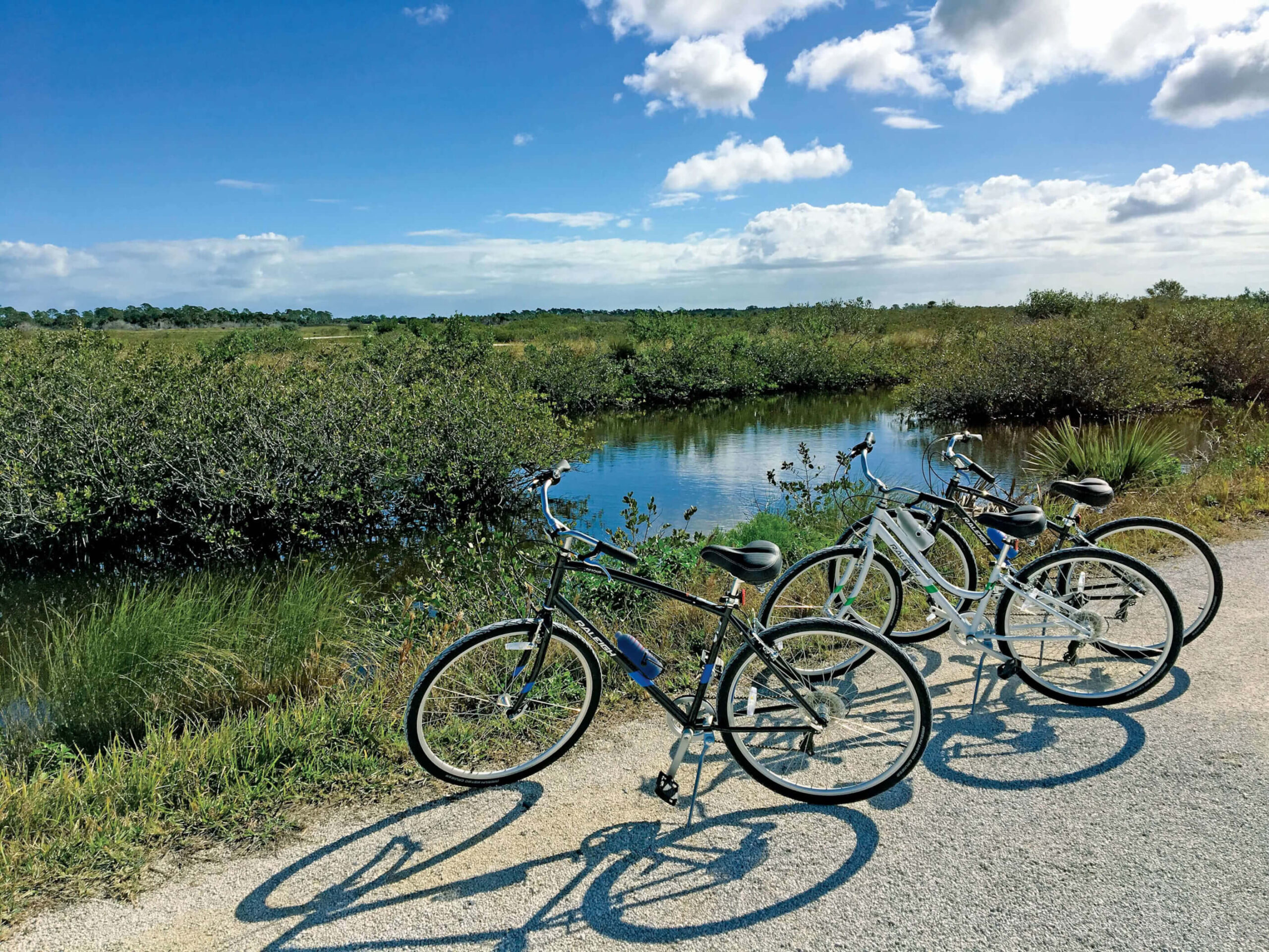 Bikes on the Trail in Titusville