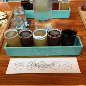 Beer Flight at Playalinda