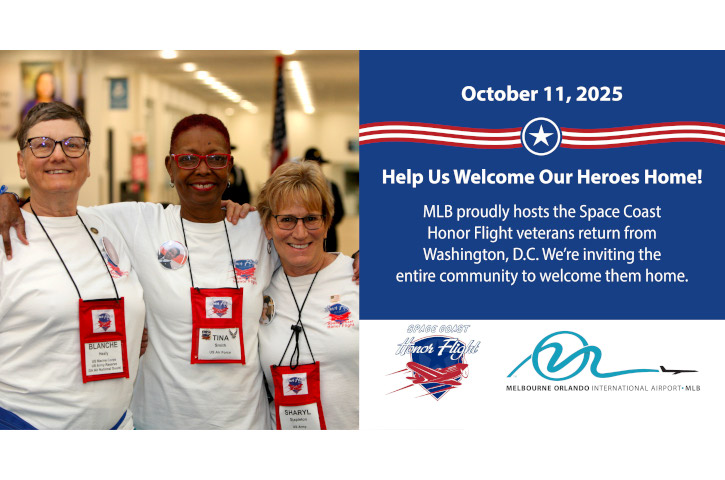 Space Coast Honor Flight Welcome Home Celebration hosted by MLB Flyer