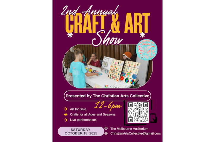 2nd Annual Art and Craft Show Flyer