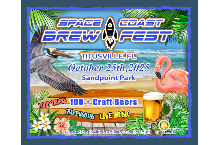 Space Coast Brew Fest Flyer