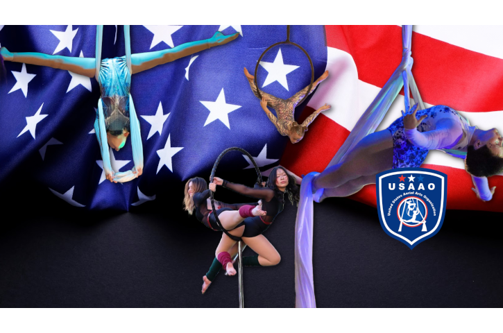 United States Aerial Arts Organization TEAM USA Qualifying Championships 2025 Banner
